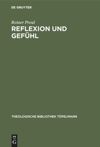 book: Reflexion und Gefühl