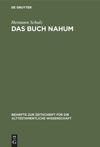 book: Das Buch Nahum