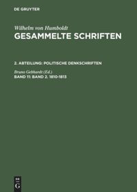 book: Band 11 Band 2. 1810–1813