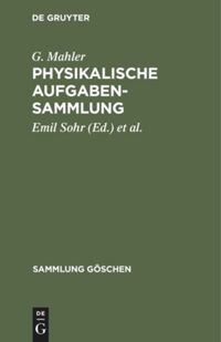 book: Physikalische Aufgabensammlung