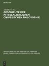 book: Geschichte der mittelalterlichen chinesischen Philosophie