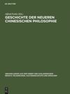 book: Geschichte der neueren chinesischen Philosophie