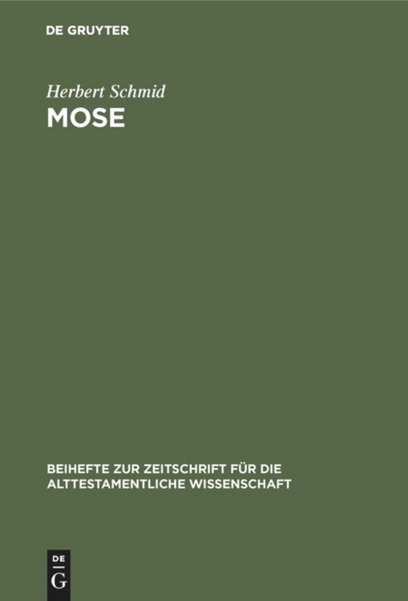 book: Mose