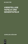 book: Vierstellige Tafeln und Gegentafeln