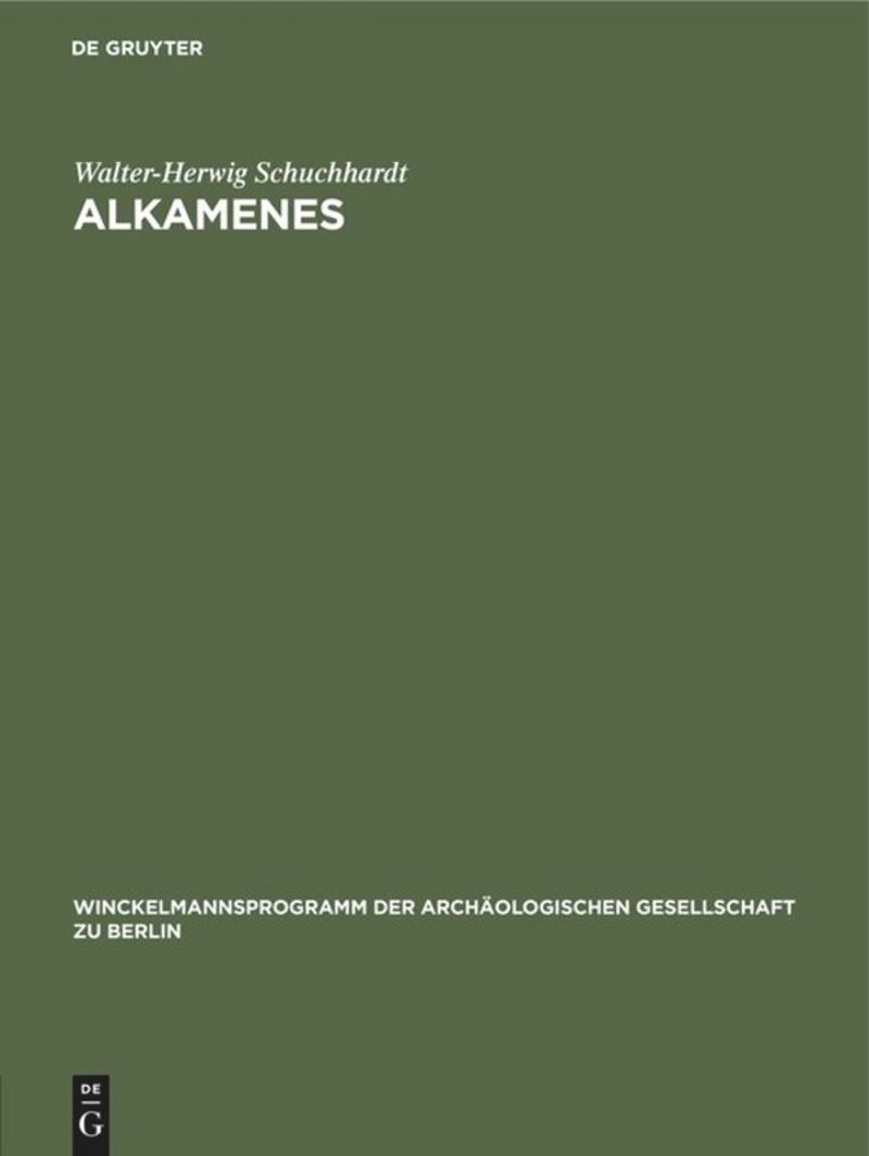 book: Alkamenes