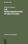 book: Die Personennamen im Deutschen