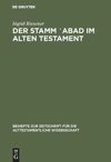book: Der Stamm ‛abad im Alten Testament