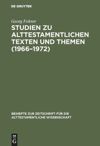 book: Studien zu alttestamentlichen Texten und Themen (1966–1972)