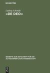 book: »De Deo«