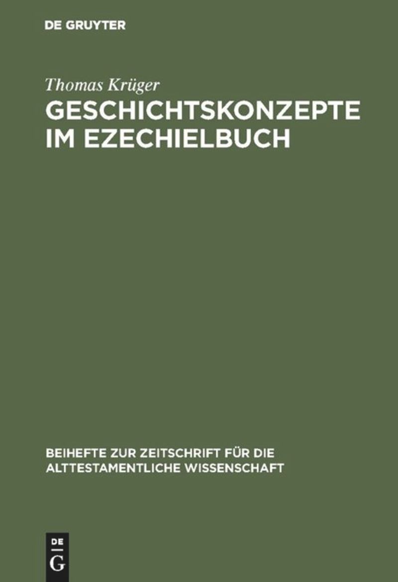 book: Geschichtskonzepte im Ezechielbuch