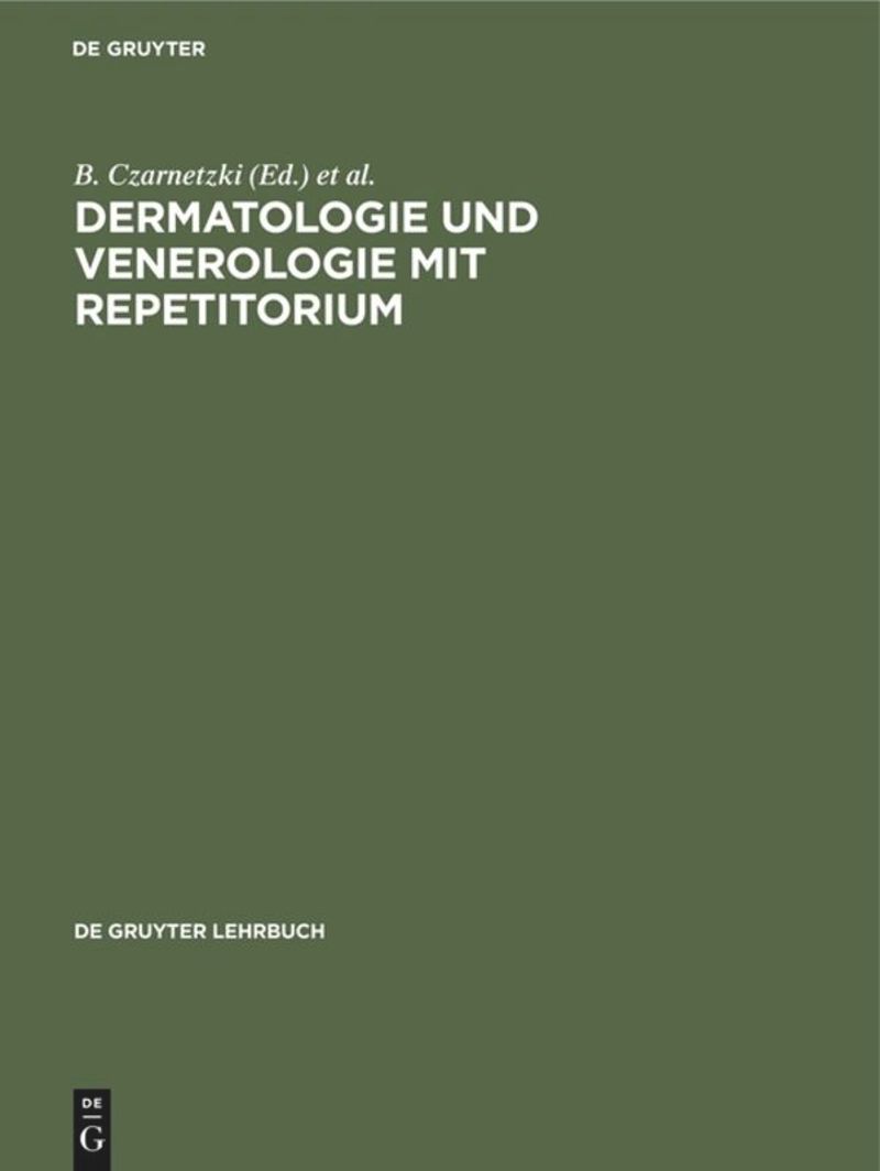 book: Dermatologie und Venerologie mit Repetitorium