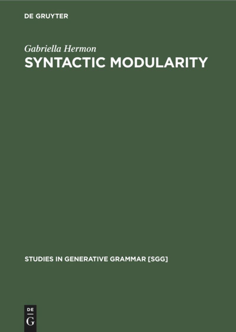 book: Syntactic Modularity