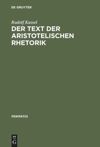 book: Der Text der aristotelischen Rhetorik