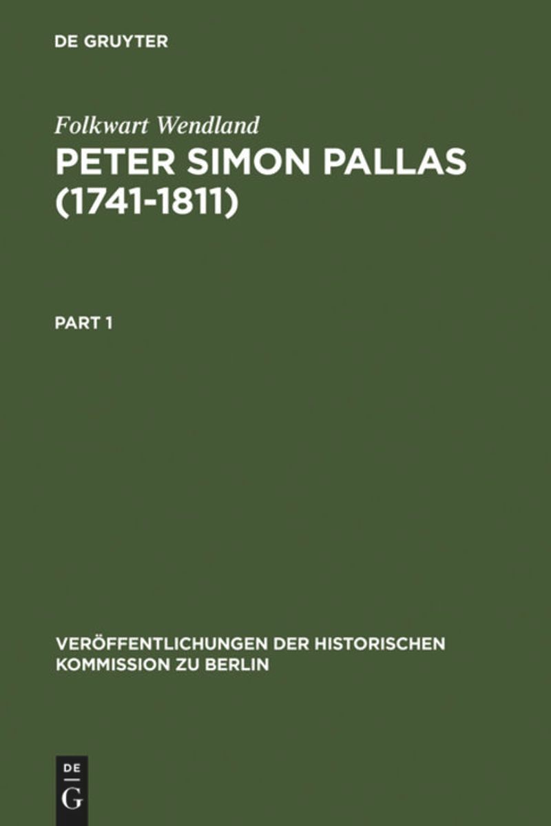 book: Peter Simon Pallas (1741-1811)