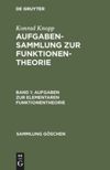book: Band 1 Aufgaben zur elementaren Funktionentheorie