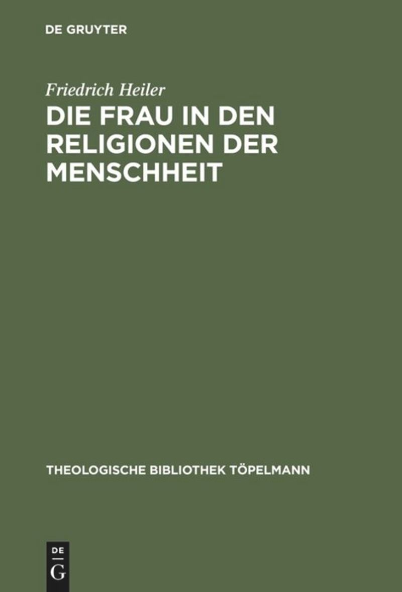 book: Die Frau in den Religionen der Menschheit