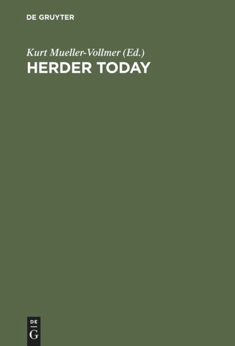 book: Herder Today