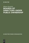 book: Boards of Directors under Public Ownership