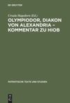 book: Olympiodor, Diakon von Alexandria – Kommentar zu Hiob