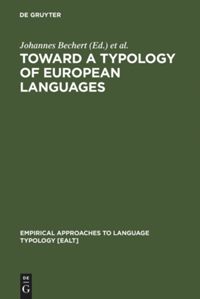 book: Toward a Typology of European Languages