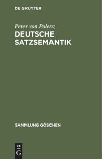 book: Deutsche Satzsemantik