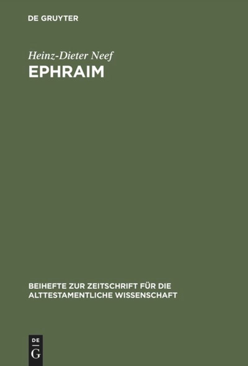 book: Ephraim