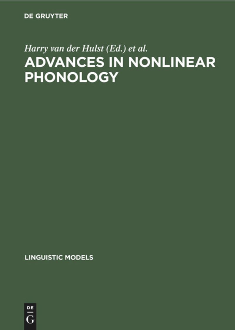 book: Advances in Nonlinear Phonology