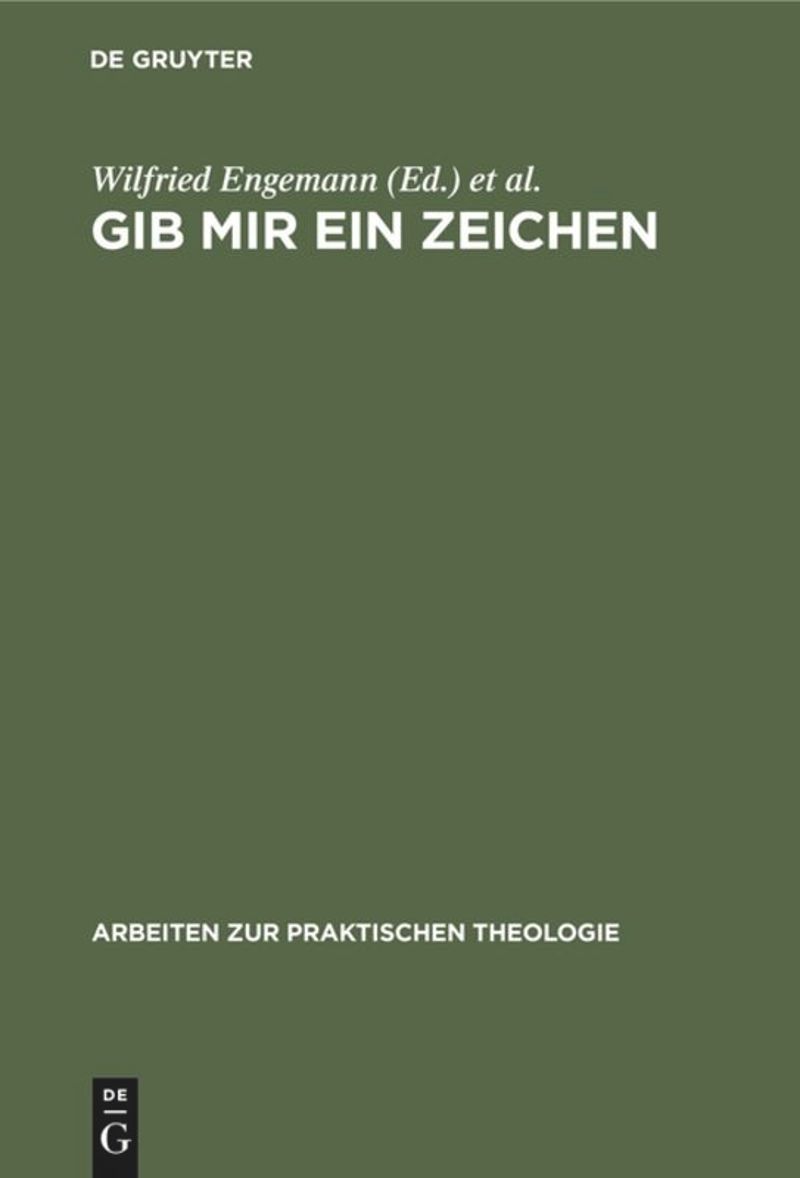 book: Gib mir ein Zeichen