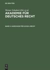 book: Bd II Ausschuß für G.m.b.H.-Recht