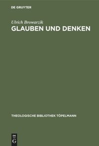 book: Glauben und Denken