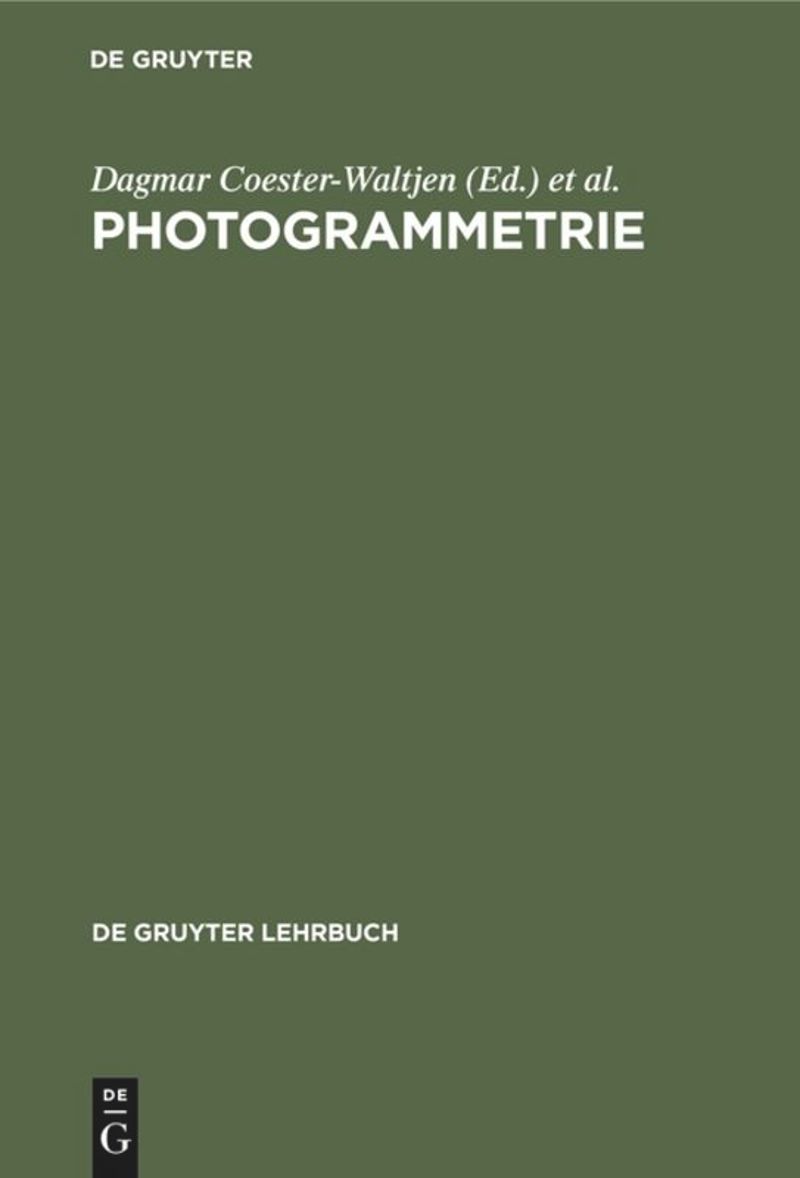 book: Photogrammetrie