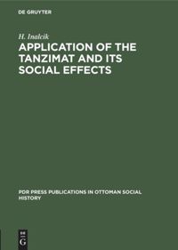 book: Application of the Tanzimat and its social effects