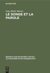 book: Le songe et la parole