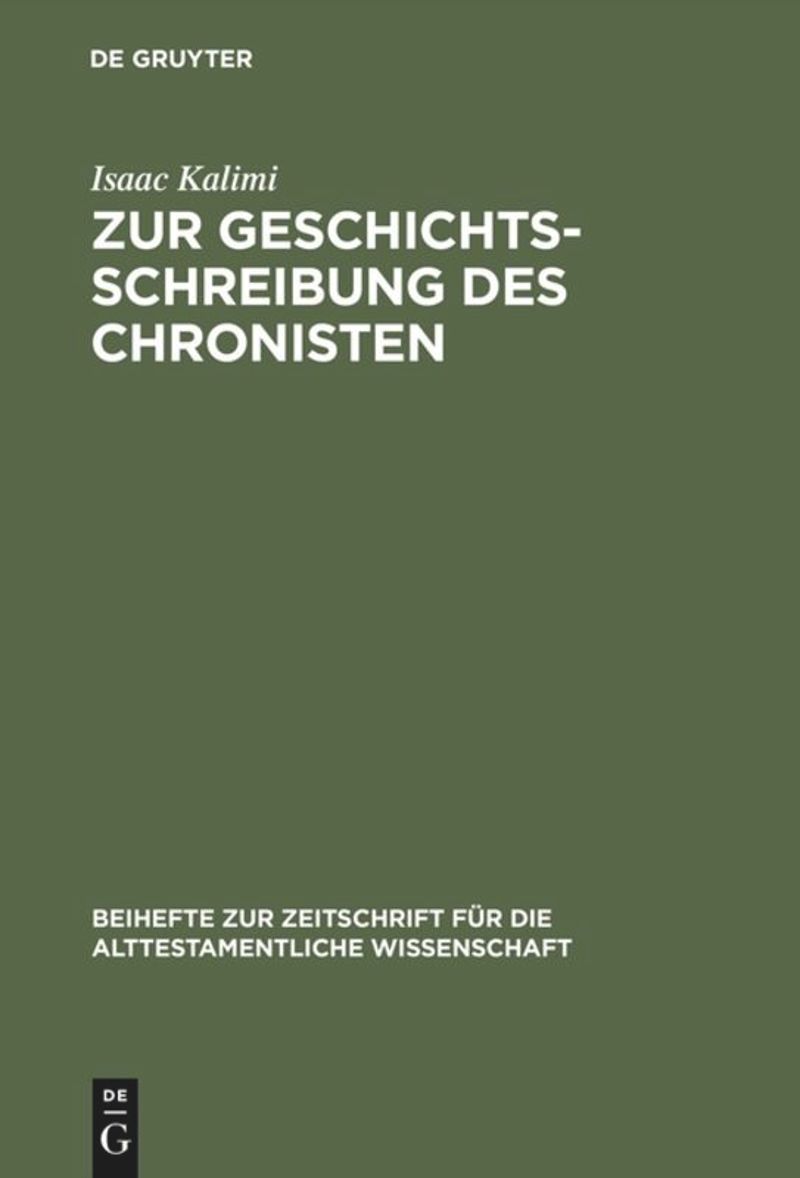 book: Zur Geschichtsschreibung des Chronisten