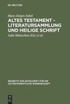 book: Altes Testament - Literatursammlung und Heilige Schrift