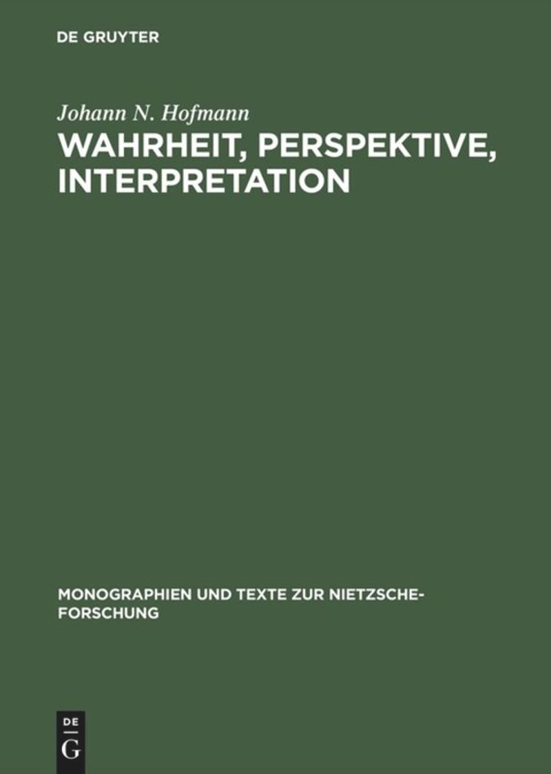 book: Wahrheit, Perspektive, Interpretation