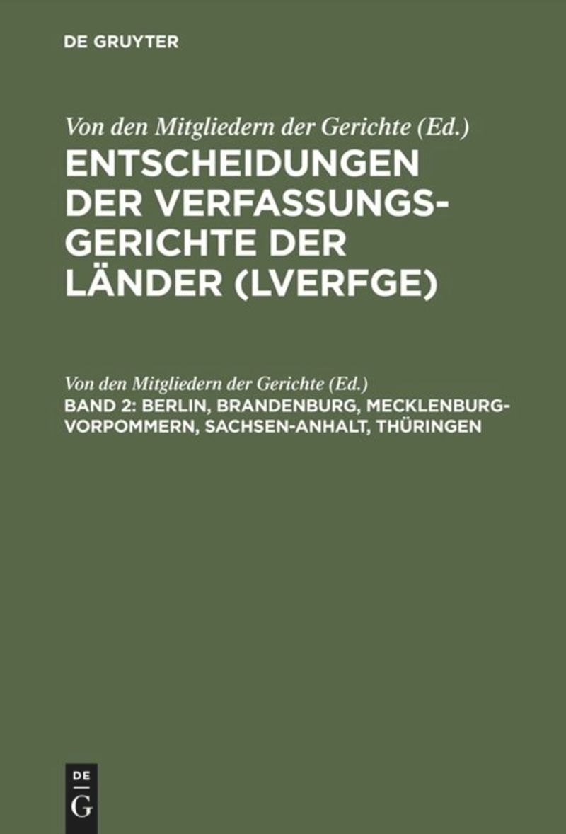 book: Band 2 Berlin, Brandenburg, Mecklenburg-Vorpommern, Sachsen-Anhalt, Thüringen