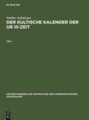 book: Der kultische Kalender der Ur III-Zeit