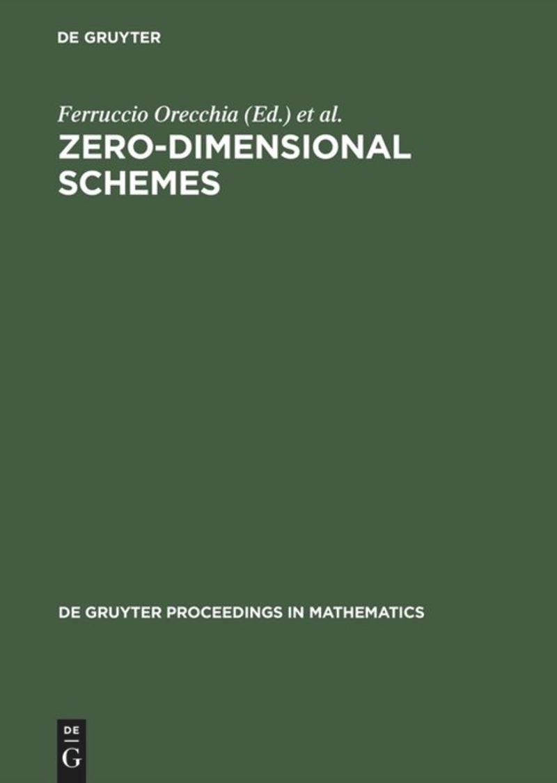 book: Zero-Dimensional Schemes