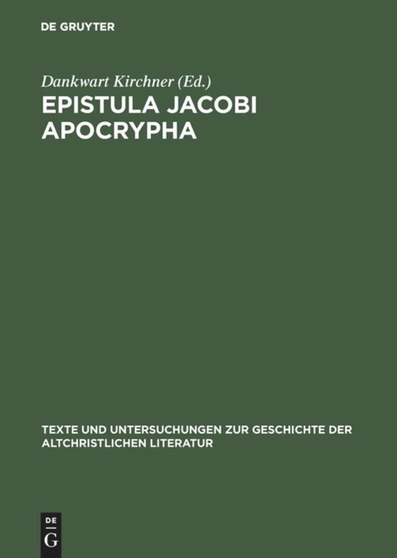 book: Epistula Jacobi Apocrypha