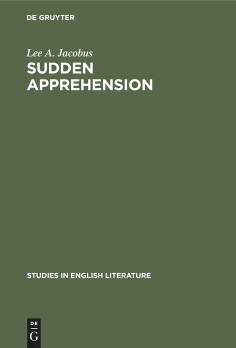 book: Sudden Apprehension