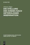 book: Die Stellung des Kindes nach heterologer Insemination