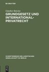 book: Grundgesetz und Internationalprivatrecht