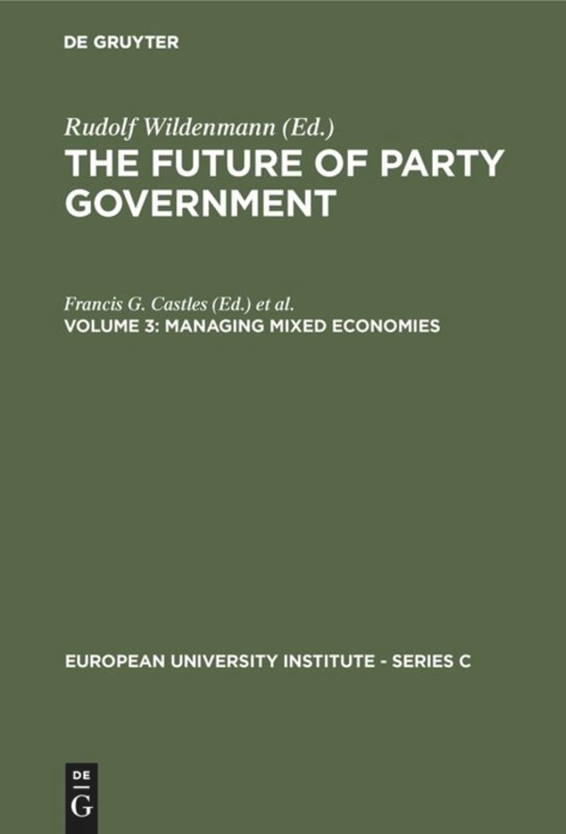book: Volume 3 Managing Mixed Economies