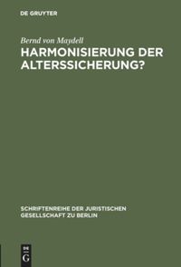 book: Harmonisierung der Alterssicherung?