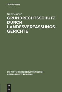 book: Grundrechtsschutz durch Landesverfassungsgerichte