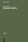 book: Femme poète