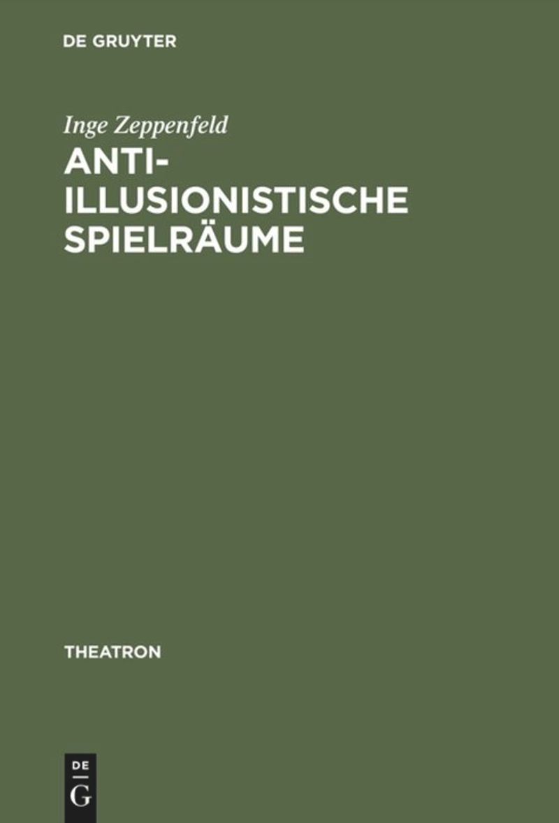 book: Anti-illusionistische Spielräume