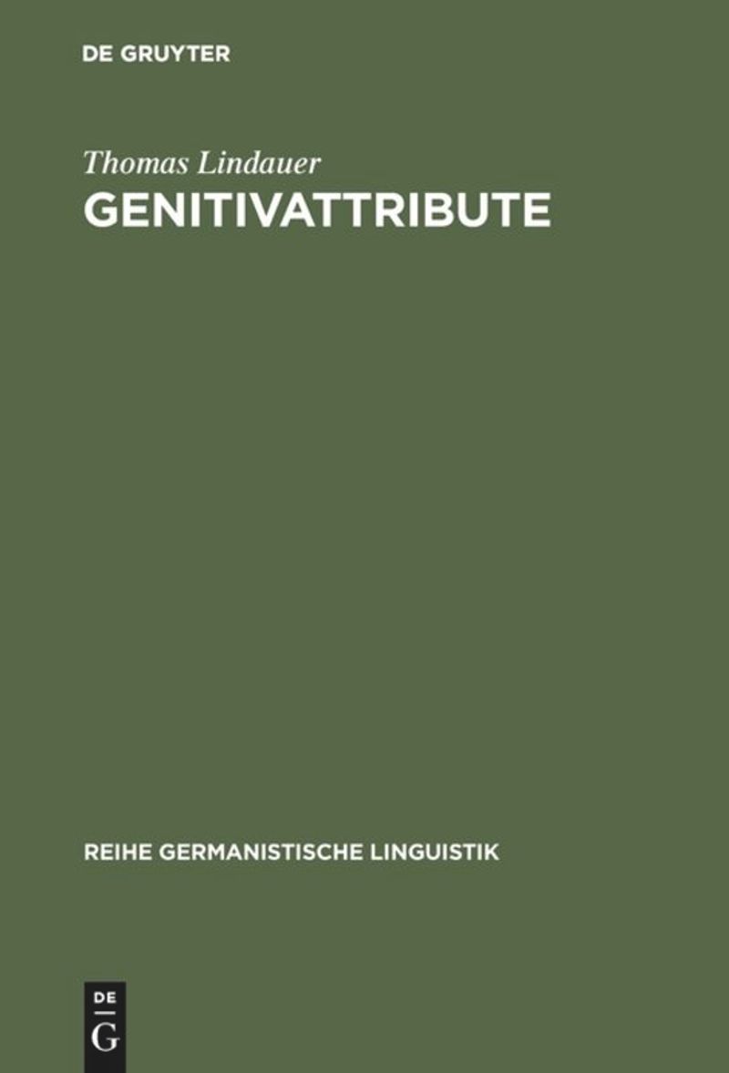 book: Genitivattribute
