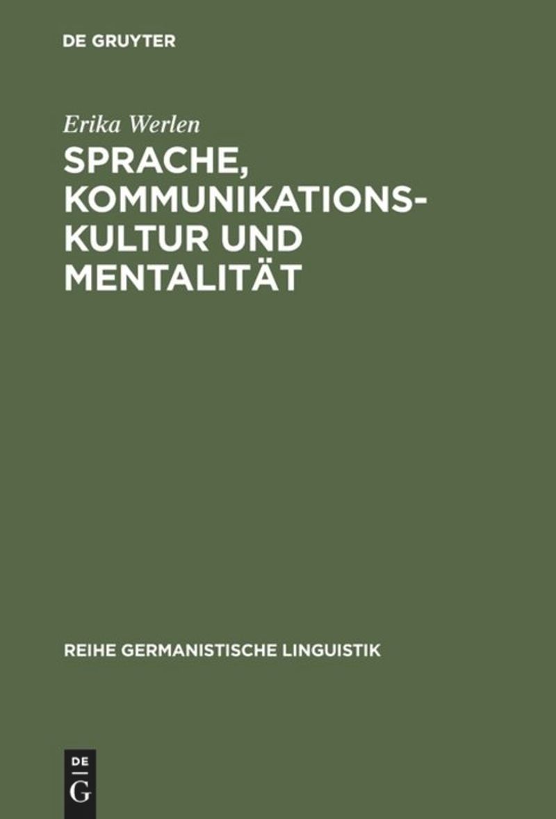book: Sprache, Kommunikationskultur und Mentalität